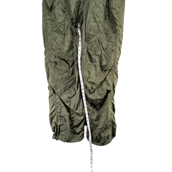 Urban Outfitters Iets Frans Baggy Tech Pants Green Streetwear Utility Size Small - Picture 11 of 16